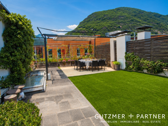 “IL PENTHOUSE” Il GIARDINO SOPRA PIAZZA WALTHER  BOLZANO- ALTO-ADIGE