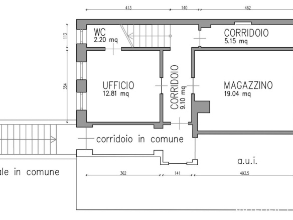 Lungo Talvera – Ponte Druso, BZ  Negozio/Ufficio di 115 m² su 2 livelli   Euro 350.000,00