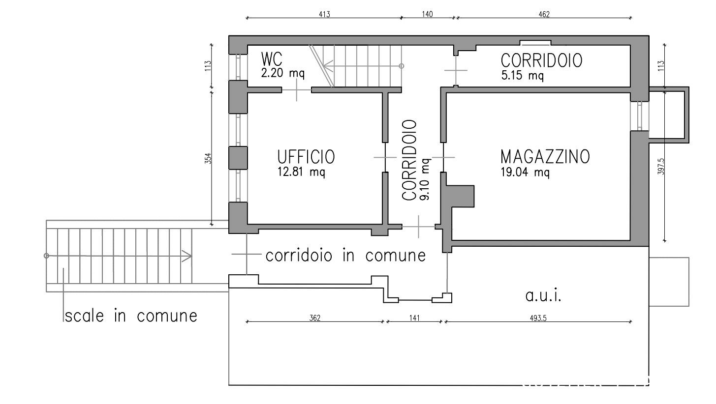 Lungo Talvera – Ponte Druso, BZ  Negozio/Ufficio di 115 m² su 2 livelli   Euro 350.000,00