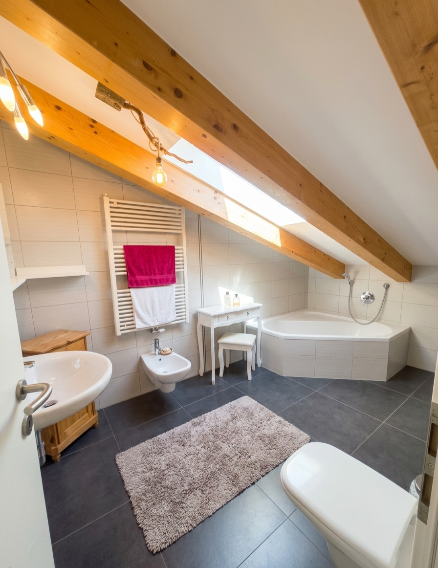 In affitto trilocale duplex con ampia terrazza in zona tranquilla Nalles – Via Schwanburg