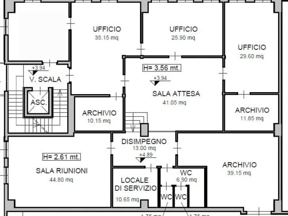 Ufficio di 252m2 netti pronto all’uso Canone “ALL INCLUSIVE” zero pensieri! Via Copernico / BZ Sud