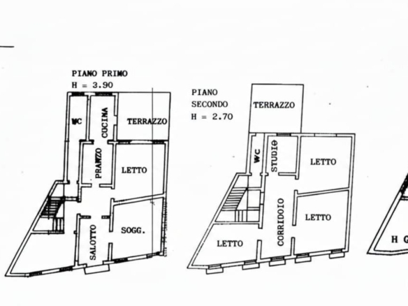 La “Casa del Dottore”  Palazzetto storico del 1880 in pieno centro storico Corso del Popolo . Rovigo . Veneto .