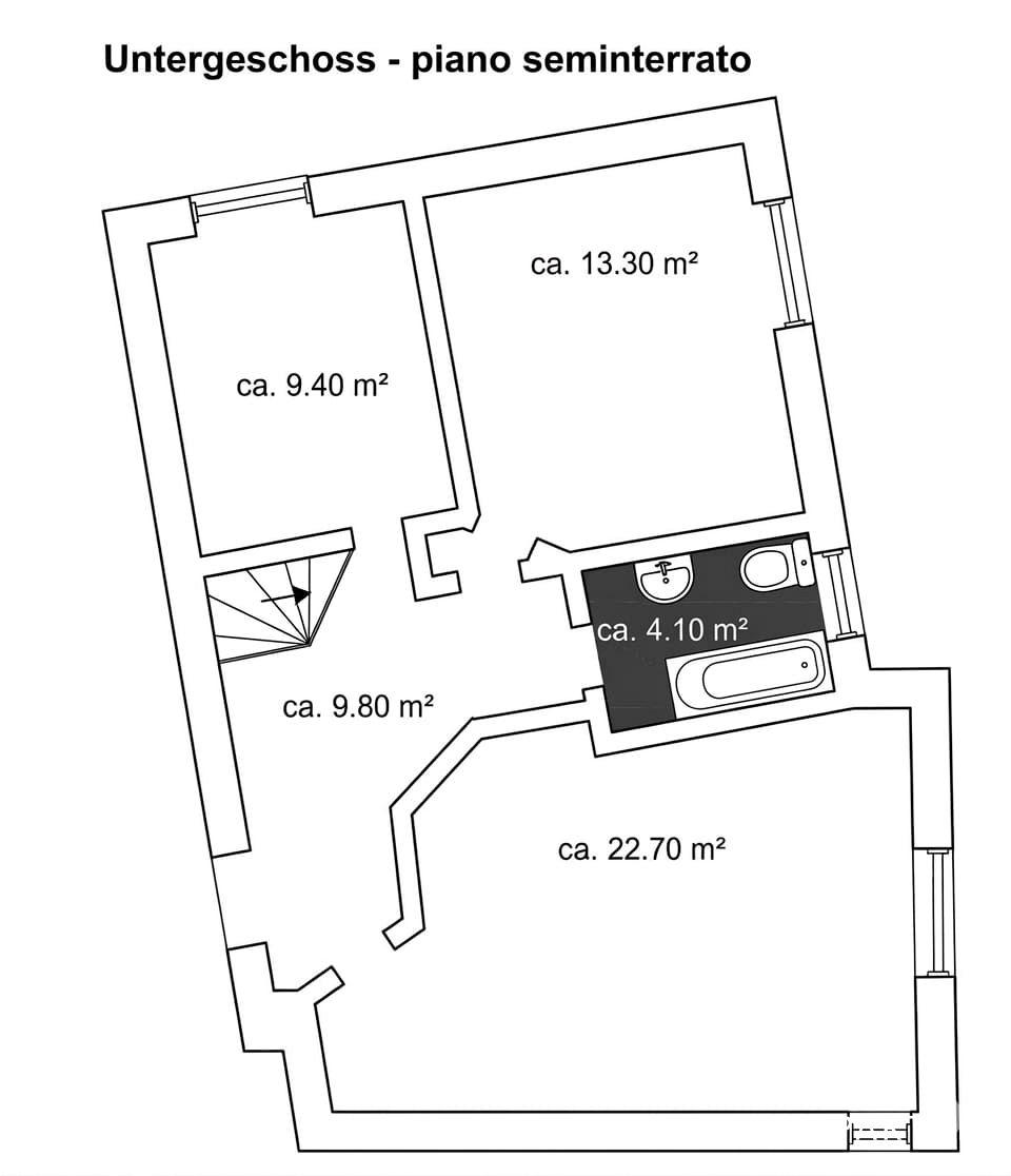 Exclusive 5-room apartment with a stunning private garden  Merano, Via Piave