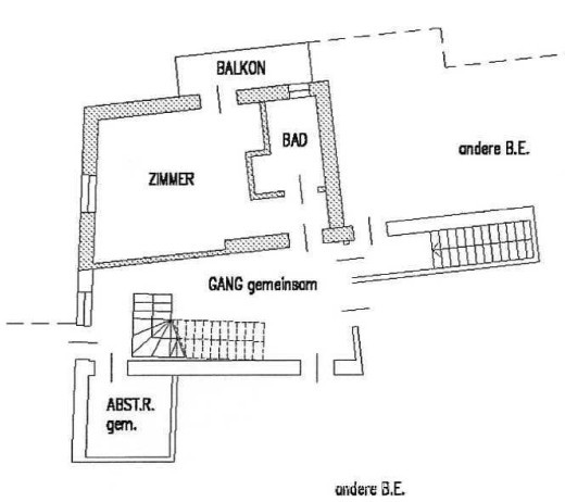 Plan Monolocale di 30 m² in Via San Maurizio, BZ.