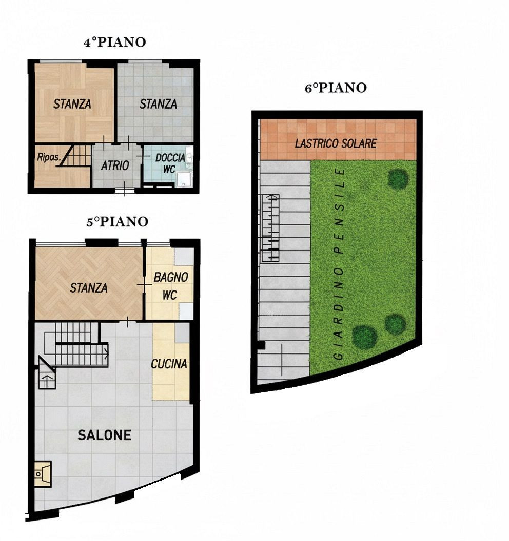 “IL PENTHOUSE”  Il GIARDINO SOPRA PIAZZA WALTHER  BOLZANO- ALTO-ADIGE