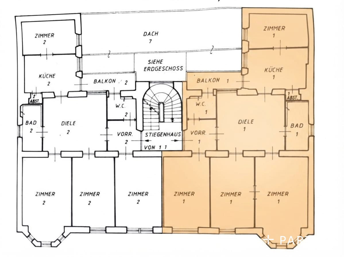 Beautiful, charming 5-room-apartment In a historic building Via Catinaccio, Bolzano, historic center