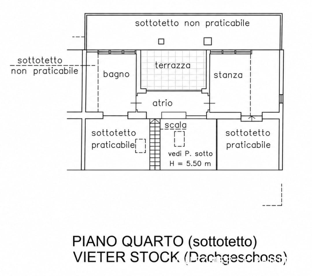 BOLZANO CENTRO – ATTICO ESCLUSIVO Duplex CON TERRAZZA PRIVATA BOLZANO CENTRO – Via Catinaccio Alto-Adige