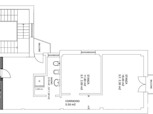 BOLZANO CENTRO – ATTICO ULTIMO PIANO  TRILOCALE GIÀ LOCATO – Via Grappoli