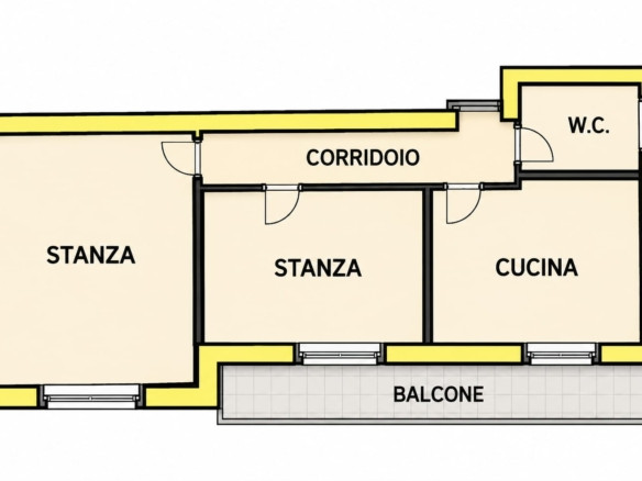 San Maurizio/Bolzano – Appartamento 2 stanze + cucina