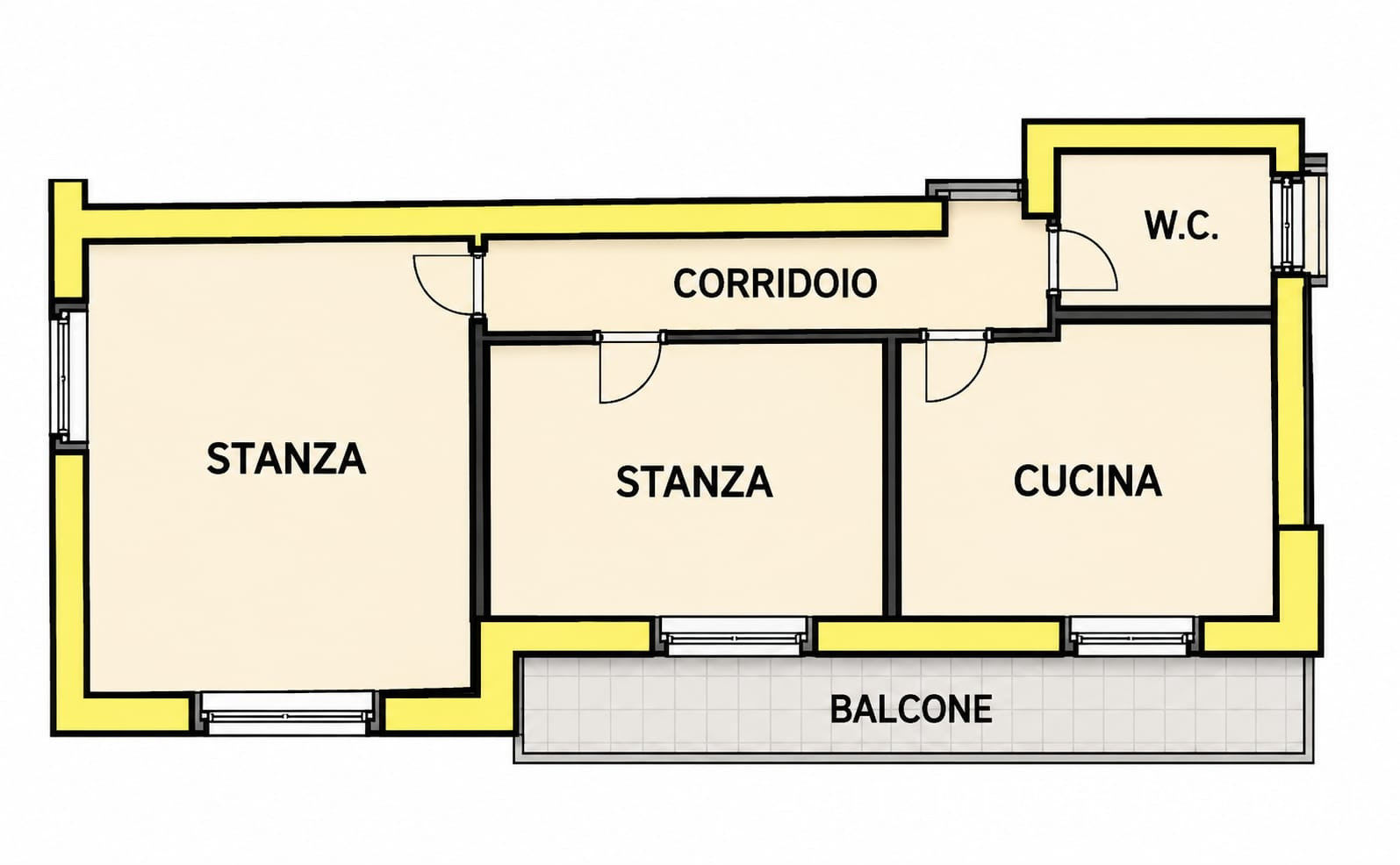 San Maurizio/Bolzano – Appartamento 2 stanze + cucina
